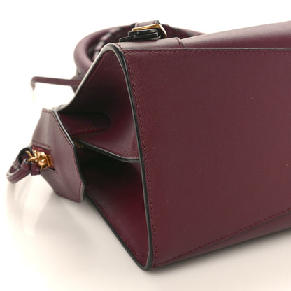 Balenciaga Smooth Calfskin Brass Hardware Neo Classic S City Burgundy 9 of 11