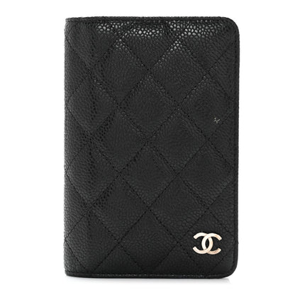 Chanel Caviar Quilted Agenda Cover Black 1 of 8