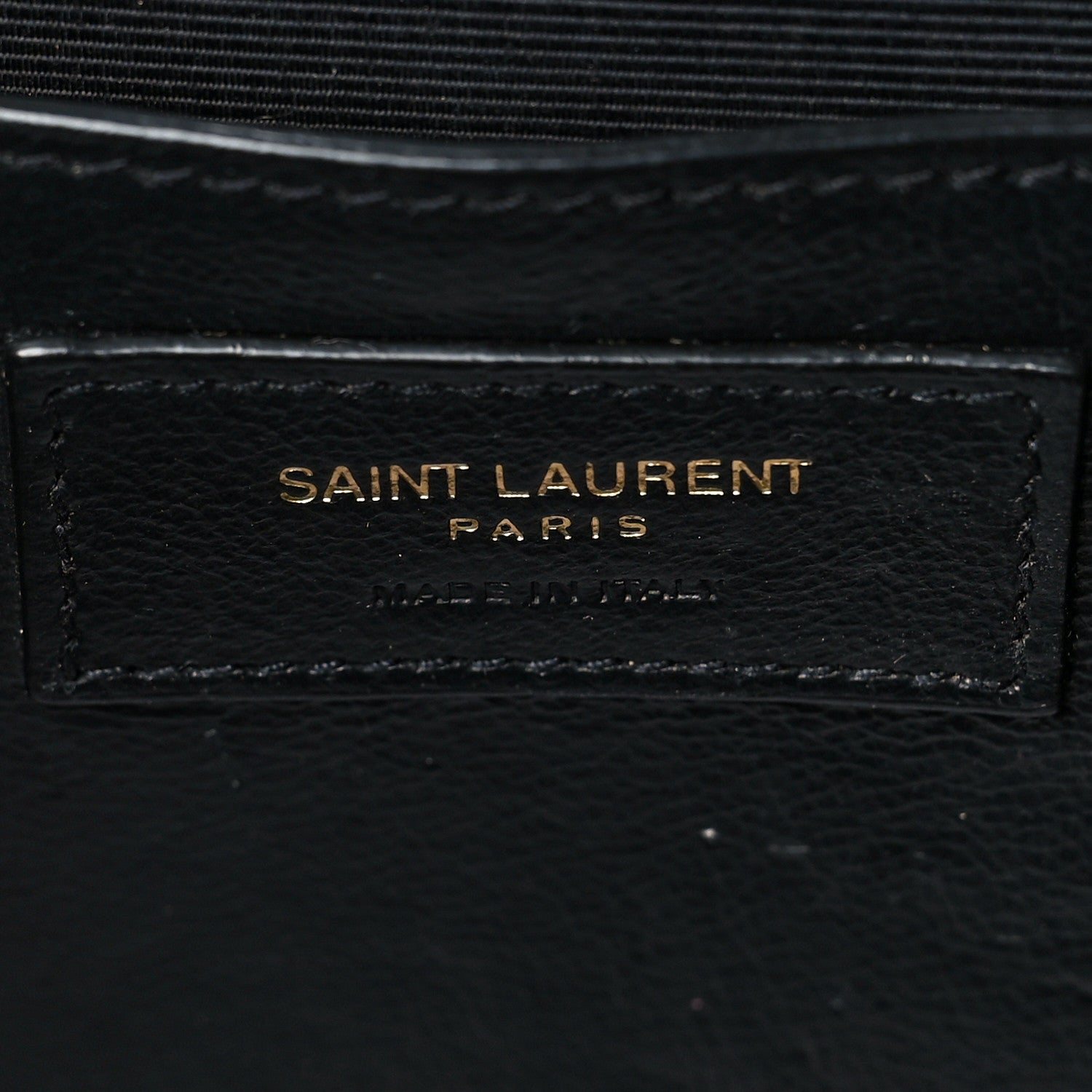 Saint Laurent Grain De Poudre Textured Mixed Matelasse Triquilt Medium Monogram Satchel Black 6 of 9
