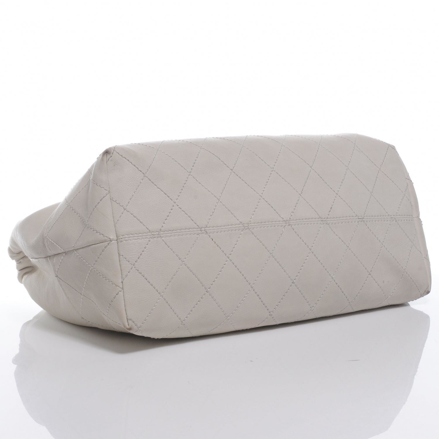 Chanel Leather Baby Coco Cabas White 4 of 7
