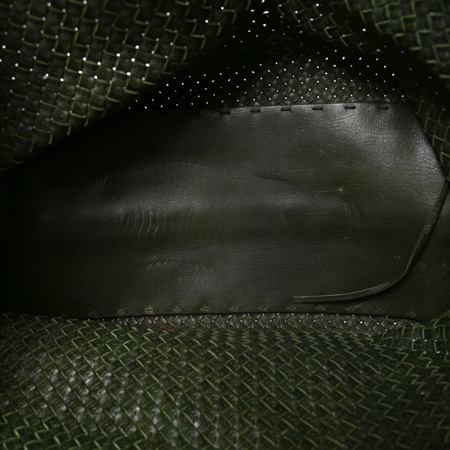 Bottega Veneta Intrecciato Large Cabat Green 5 of 9
