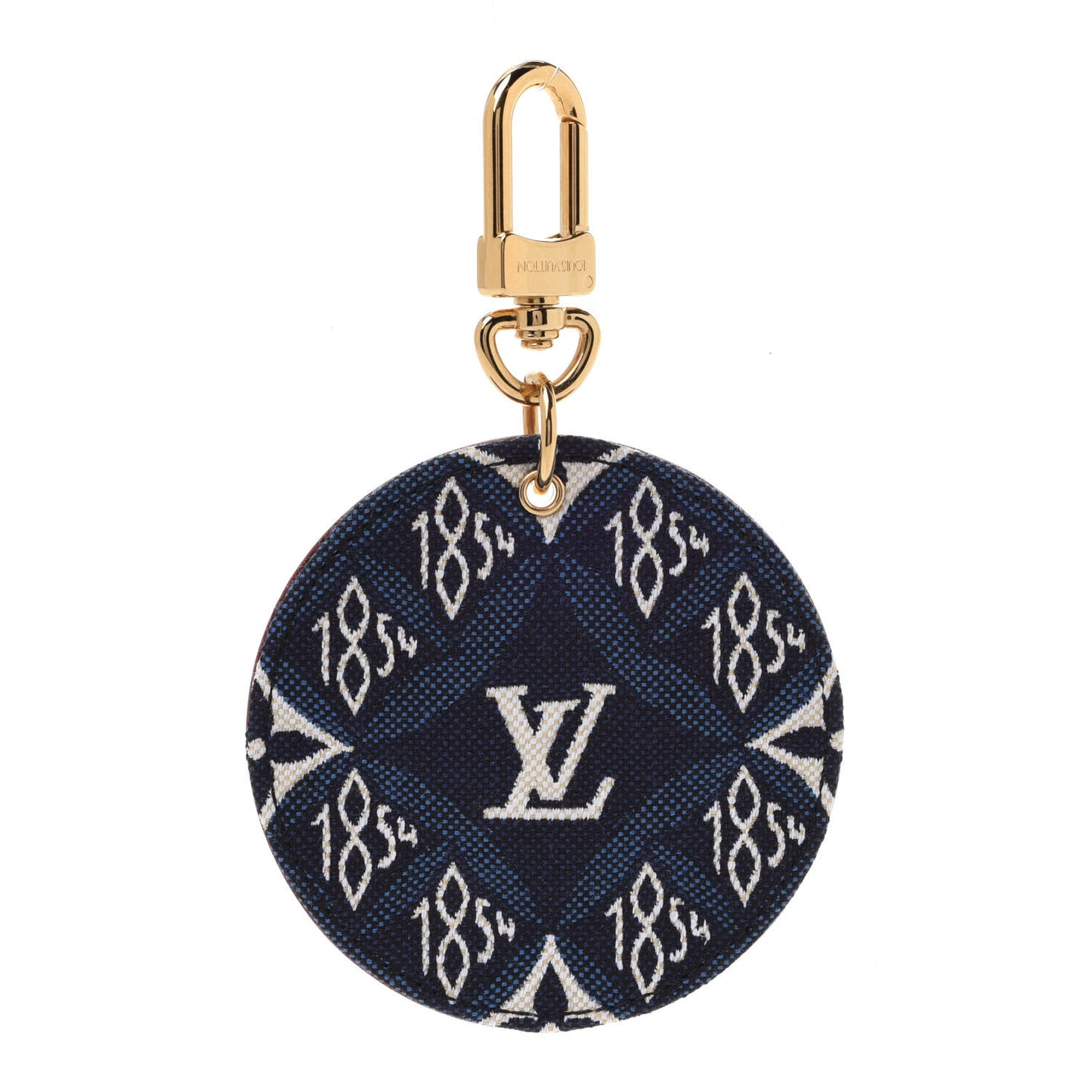 Jacquard Since 1854 Bag Charm Key Holder Blue