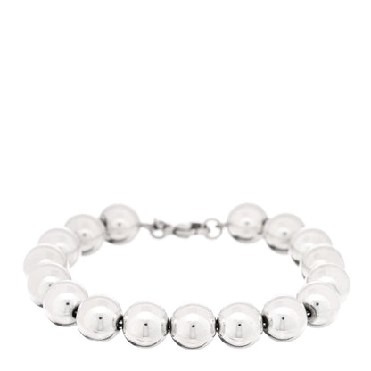 Tiffany Sterling Silver 10mm HardWear Ball Bracelet 1 of 3