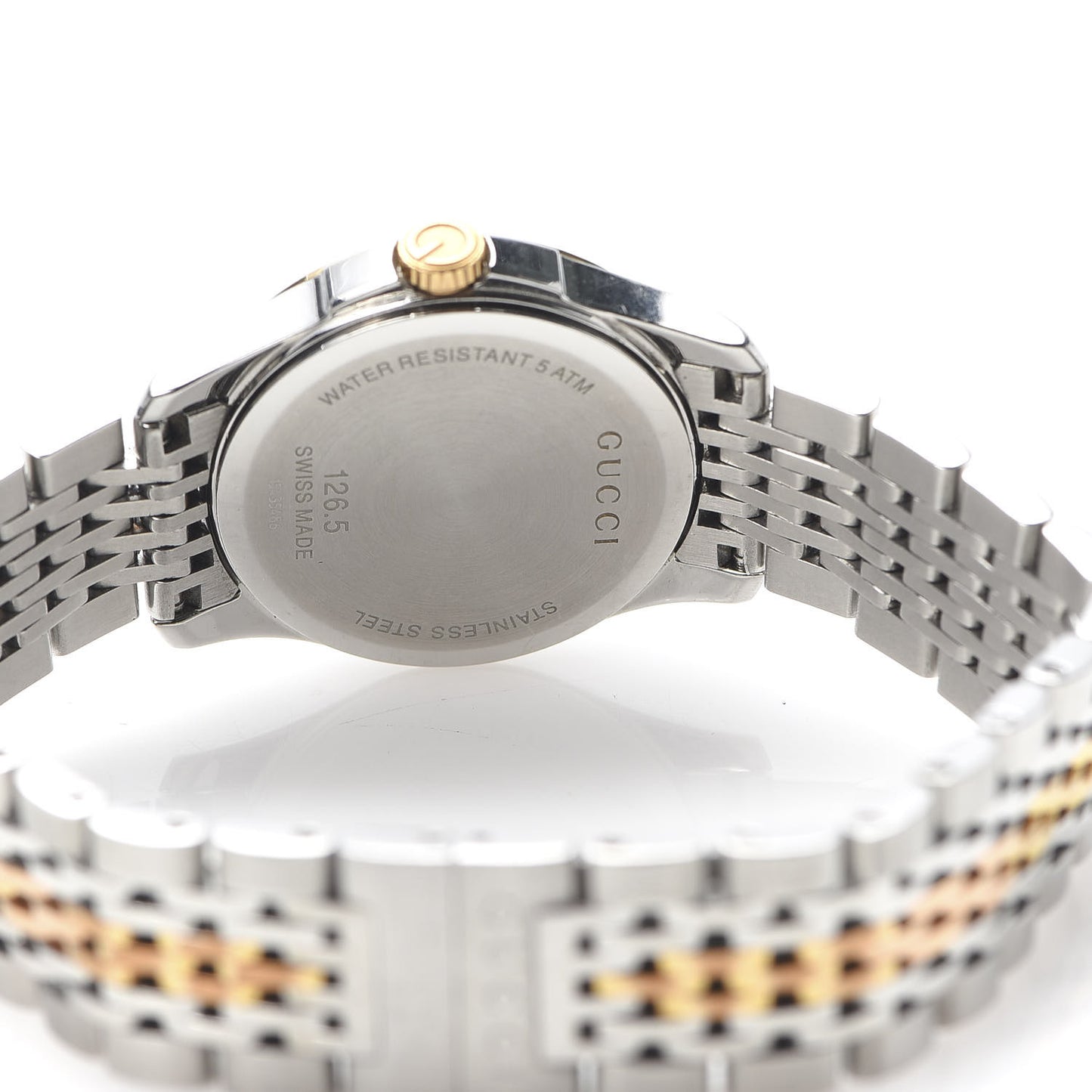 Stainless Steel Diamond 27mm 126.5 G-Timeless Quartz Watch White