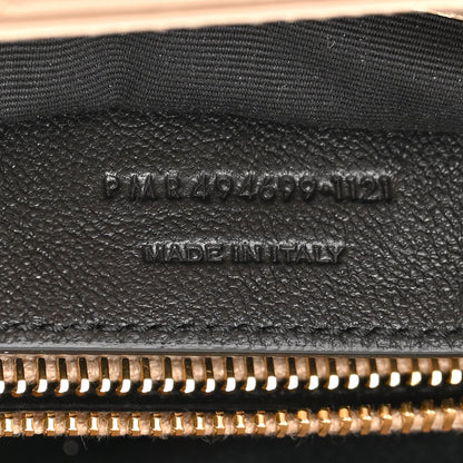 Saint Laurent Calfskin Y Quilted Monogram Small Loulou Chain Satchel Dark Beige 7 of 17