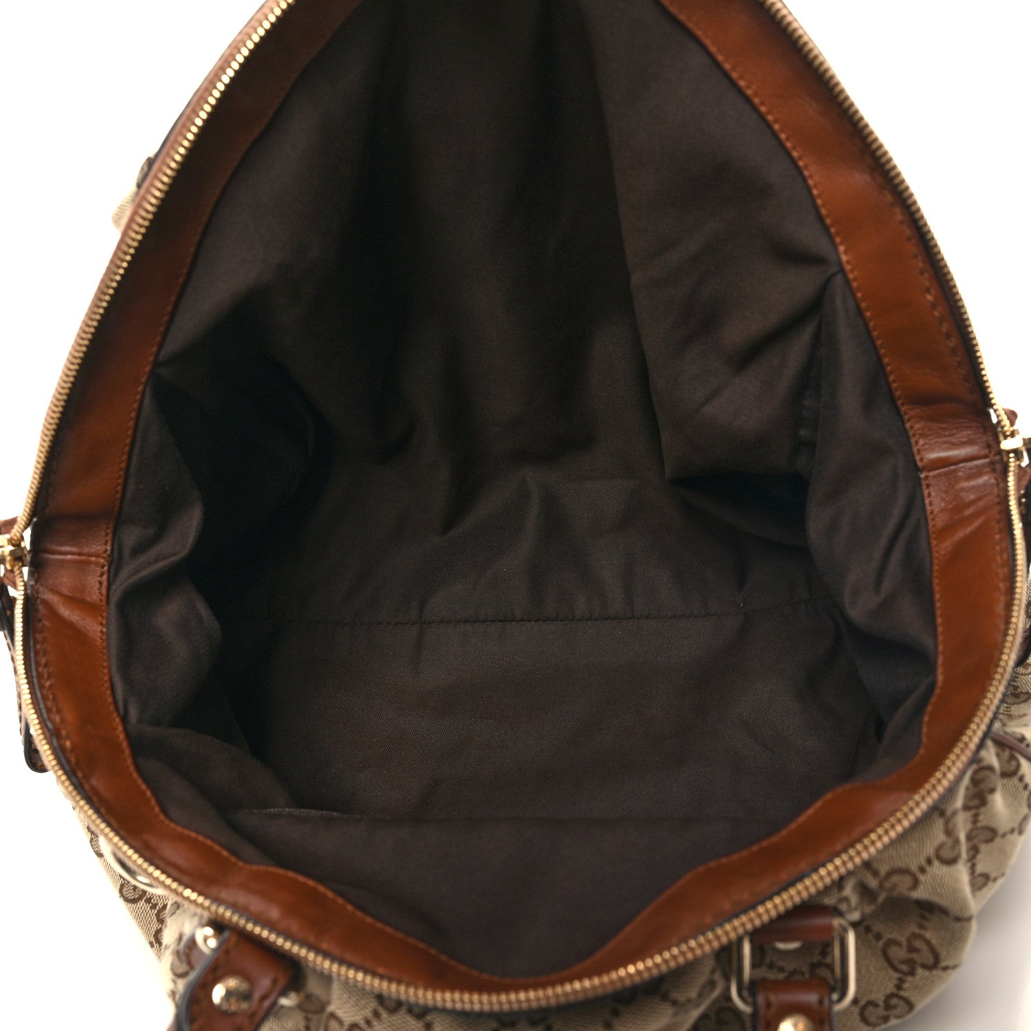 Gucci Monogram Medium Sukey Boston Brown 6 of 11
