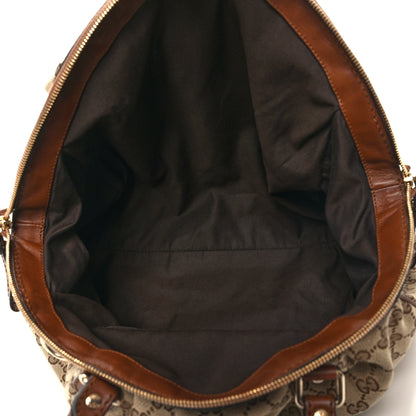 Gucci Monogram Medium Sukey Boston Brown 6 of 11