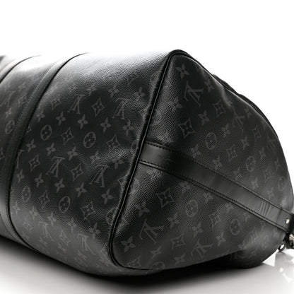 Louis Vuitton Monogram Eclipse Keepall Bandouliere 55 9 of 9
