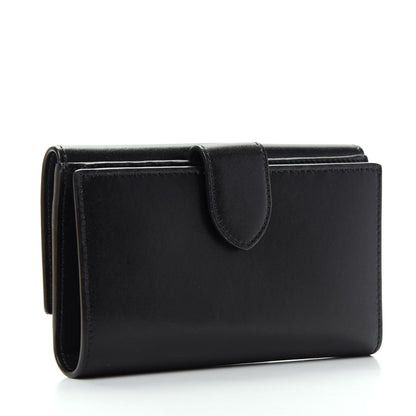 Fendi Vitello Liberty Century Lucido By The Way Medium Bi-Fold Wallet English Black 3 of 8