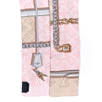 Louis Vuitton Silk Monogram Confidential Bandeau Light Pink 2 of 3