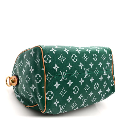 Louis Vuitton Calfskin Monogram Speedy P9 Bandouliere 25 Green 5 of 10