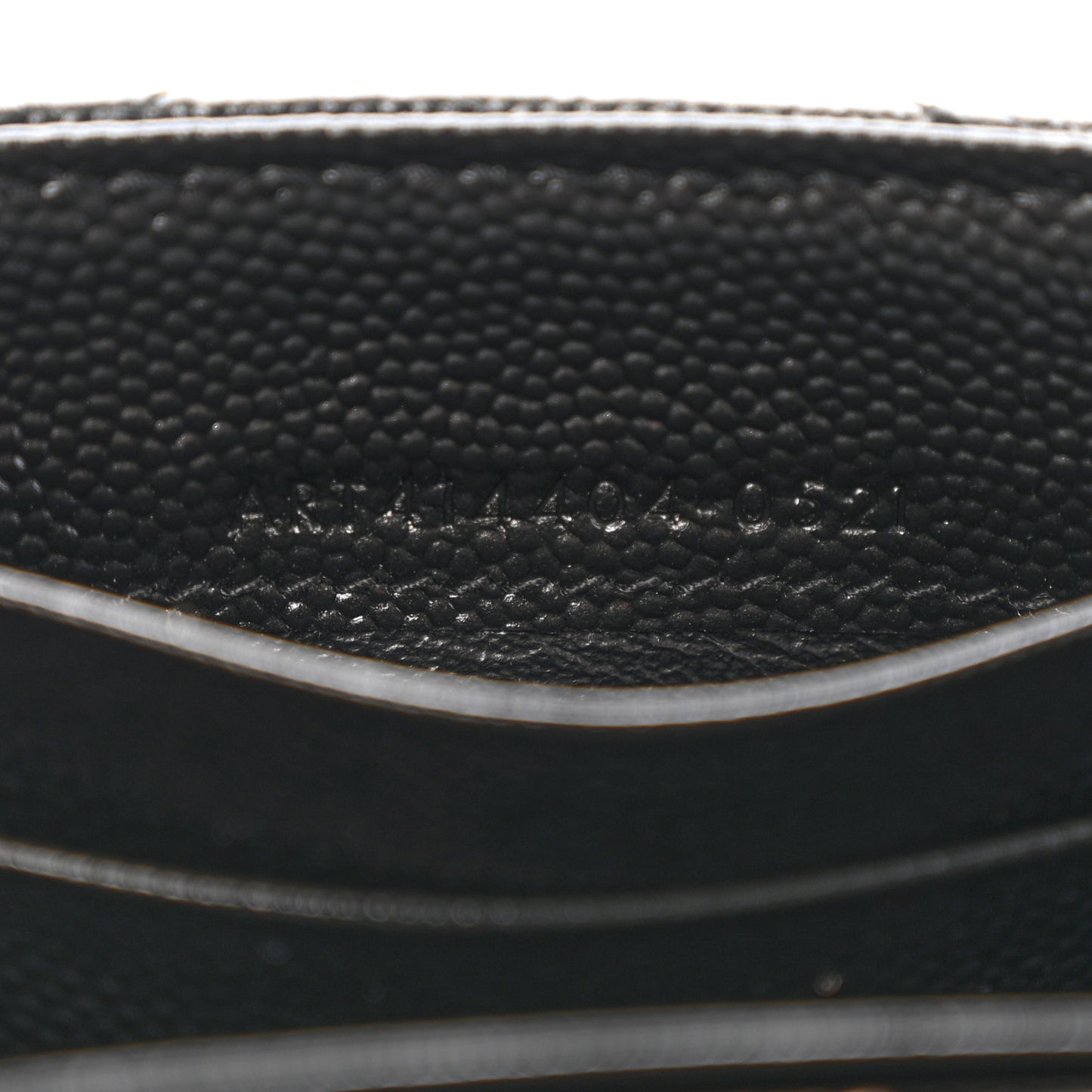Grain De Poudre Matelasse Chevron Small Monochrome Monogram Envelope Wallet Black