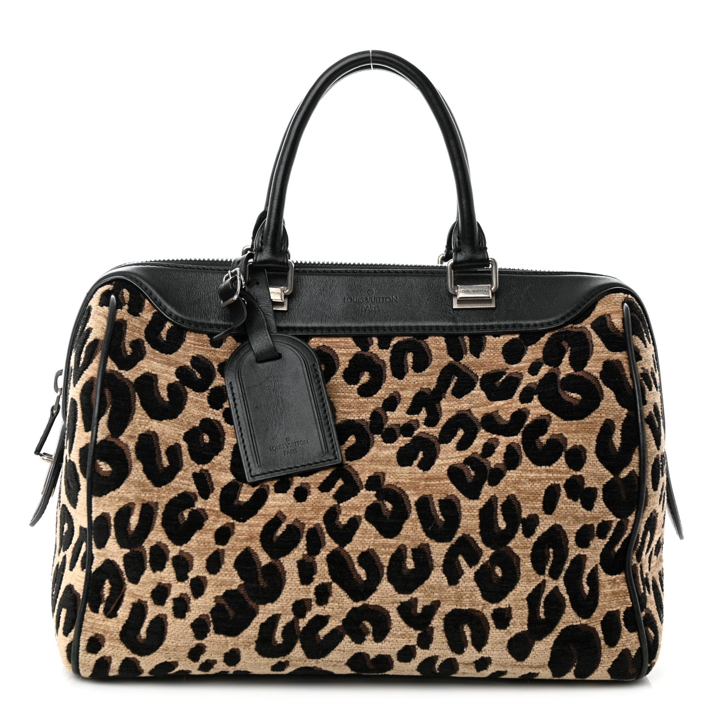 Jacquard Velvet Leopard Print Stephen Sprouse Speedy