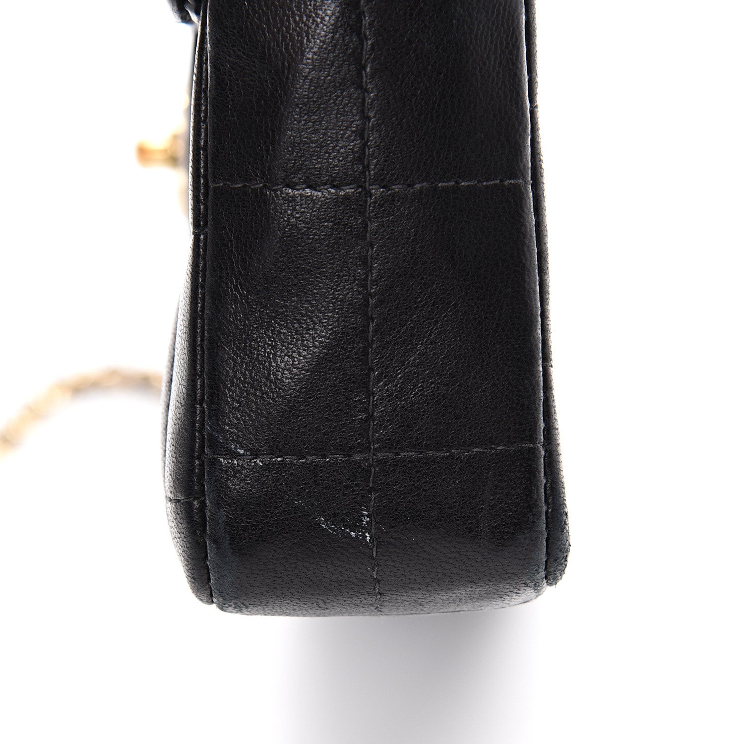 Chanel Lambskin East West Chocolate Bar Flap Black 18 of 19