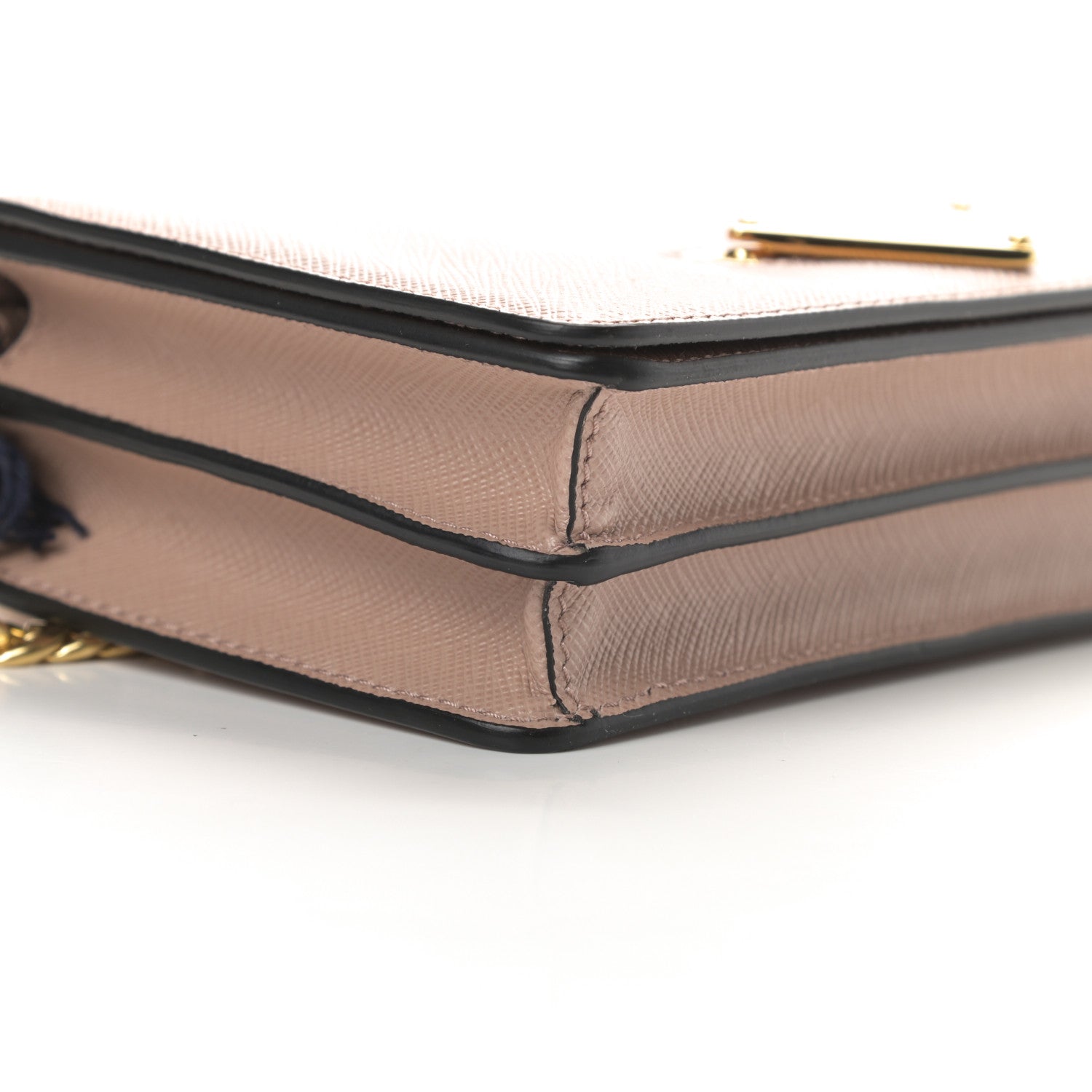 Prada Saffiano Lux Chain Wallet Cammeo 10 of 11