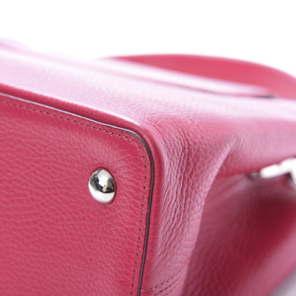 Louis Vuitton Taurillon Capucines MM Fuchsia 11 of 17