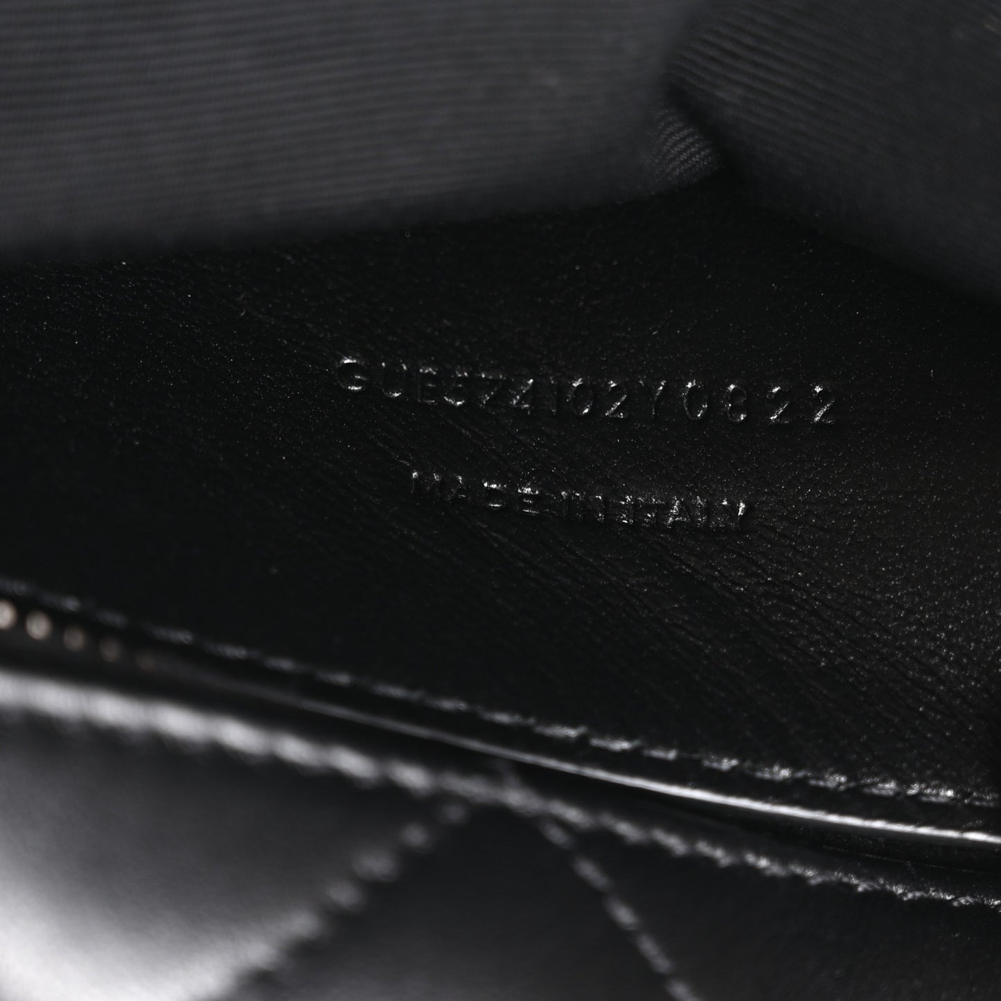 Calfskin Y Quilted Monogram Small Loulou Bowling Bag Black