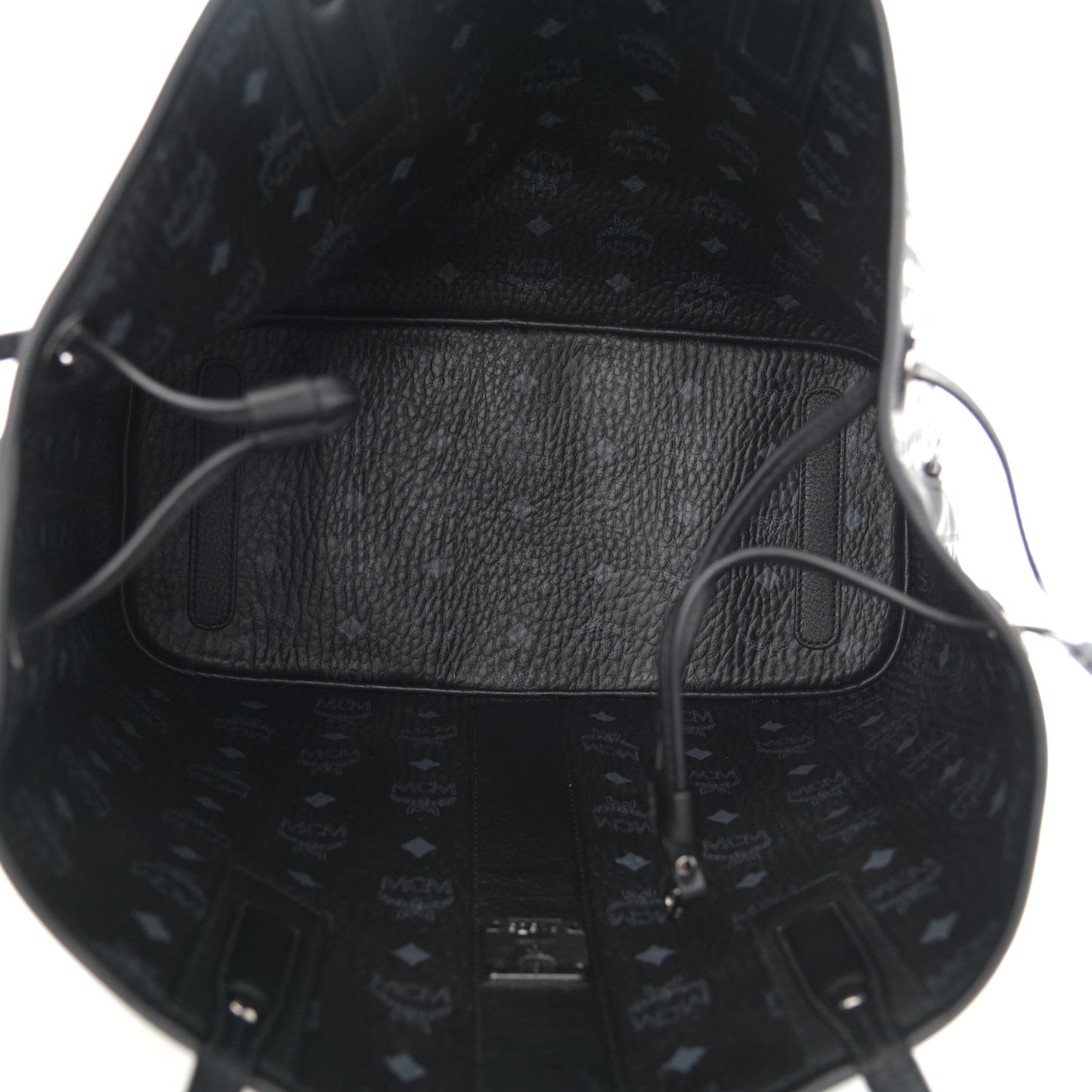 Visetos Medium Liz Reversible Shopper Tote Black