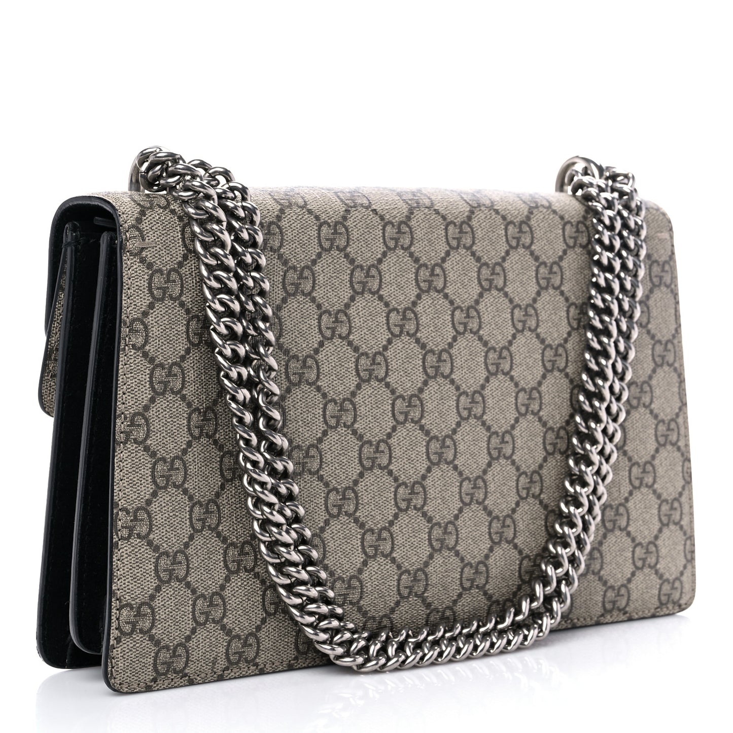 GG Supreme Monogram Small Dionysus Shoulder Bag Black