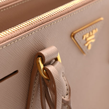 Prada Saffiano Lux Small Galleria Double Zip Tote Cammeo 13 of 16