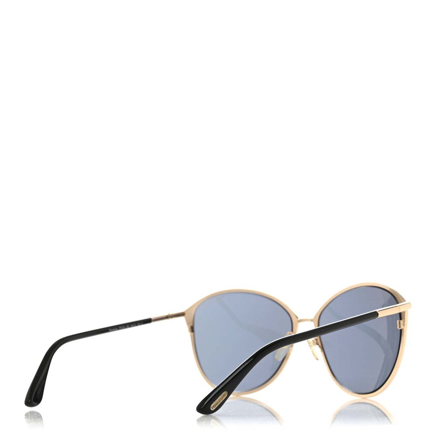 Penelope Vintage Round Sunglasses TF320 Black