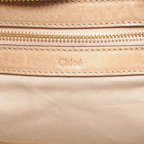 Chloe Leather Heloise Satchel Mastic 6 of 8