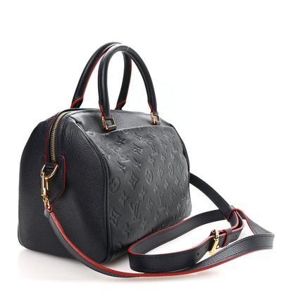 Louis Vuitton Empreinte Speedy Bandouliere 25 NM Marine Rouge 2 of 9