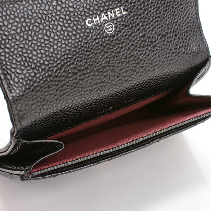 Chanel Caviar Quilted Flap Card Holder Black 5 of 8