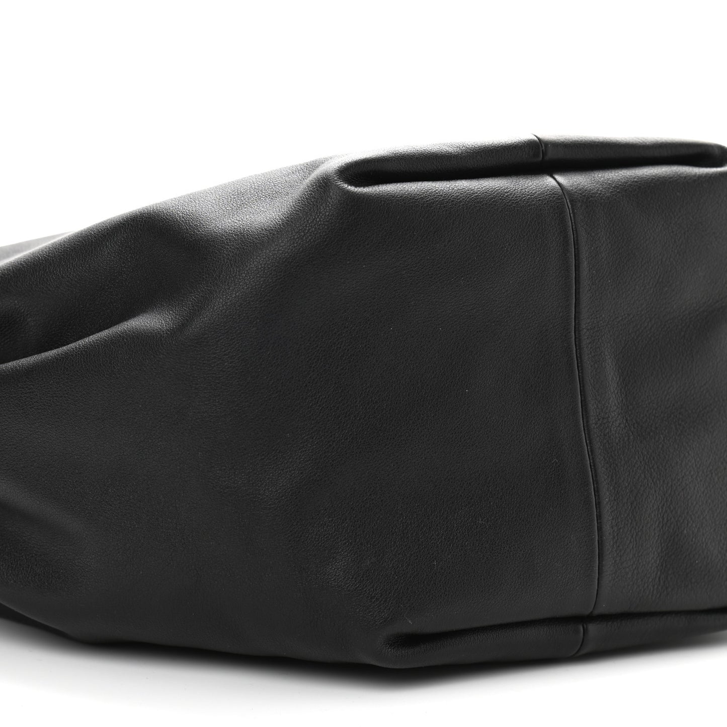 Calfskin Teen Double Knot Hobo Black