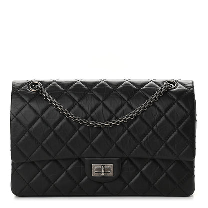 Chanel Aged Calfskin Quilted 2.55 Reissue 226 Flap Black 1 of 9