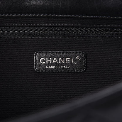 Chanel Washed Lambskin Maxi Take Away Flap Bag Black 6 of 20