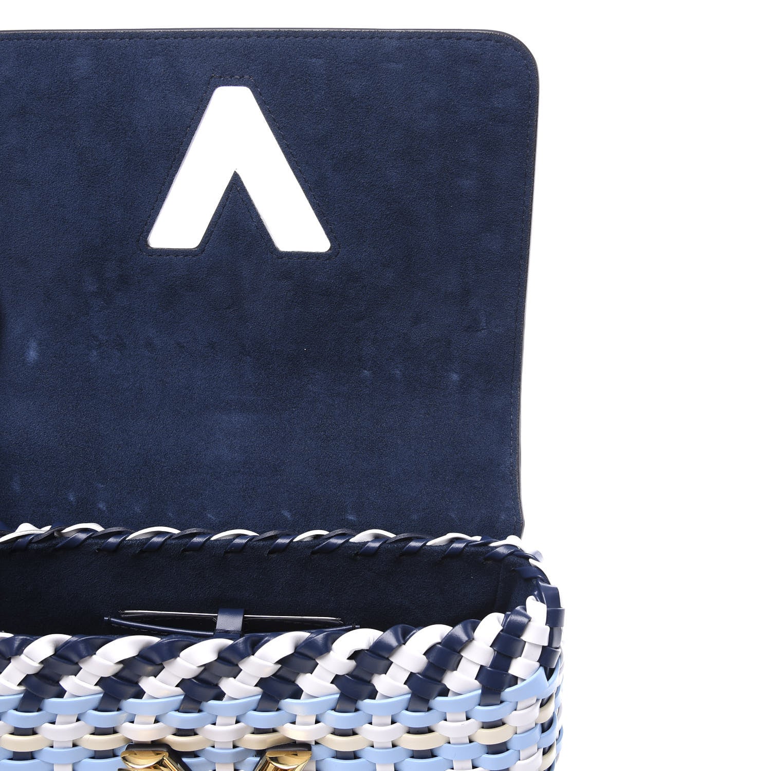 Louis Vuitton Epi Guinguette Twist Shoulder Bag MM Indigo Blue 7 of 10