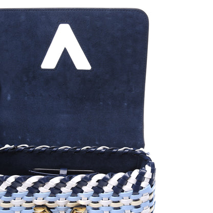 Louis Vuitton Epi Guinguette Twist Shoulder Bag MM Indigo Blue 7 of 10