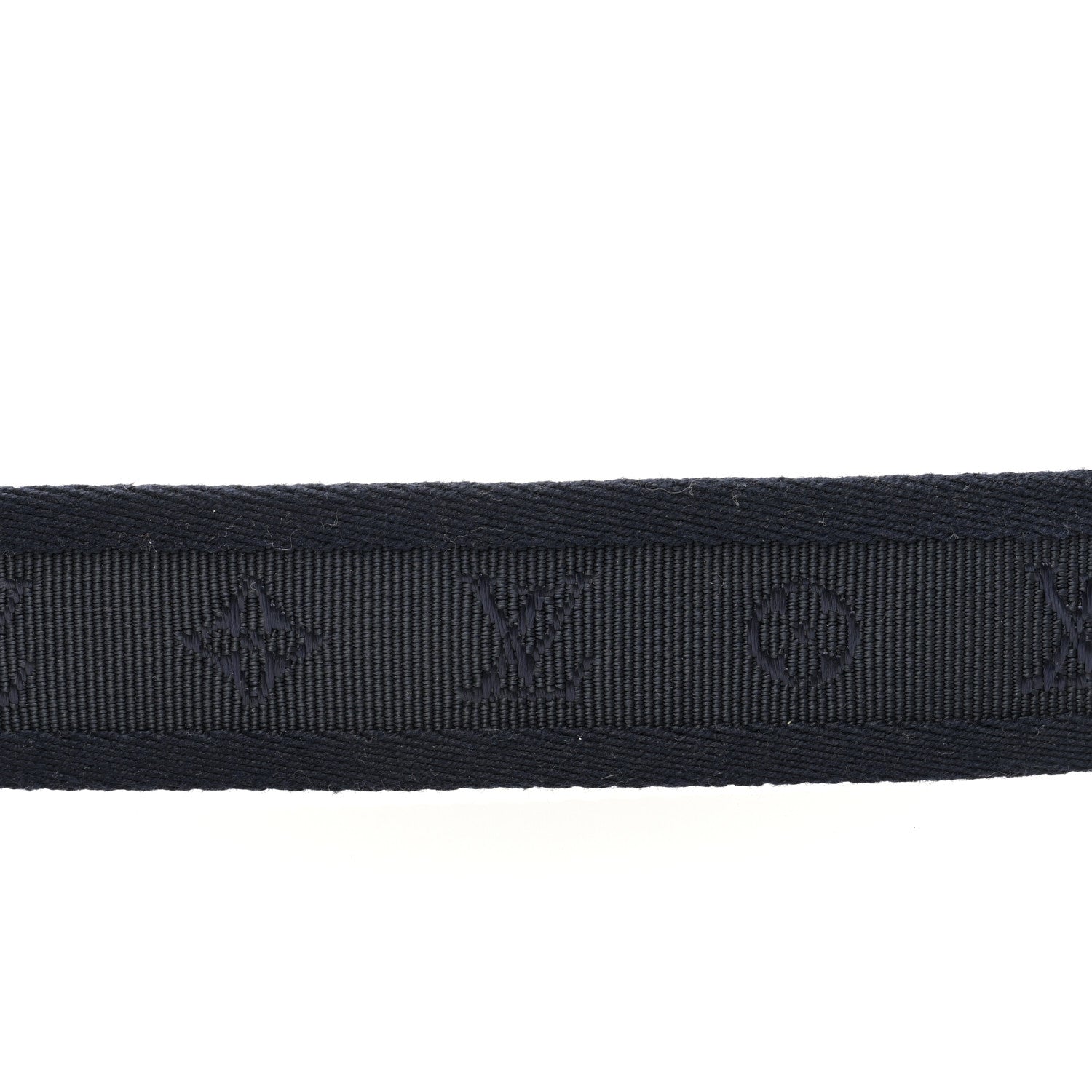 Louis Vuitton Canvas Monogram LV Cut Belt 90 36 Navy 3 of 4