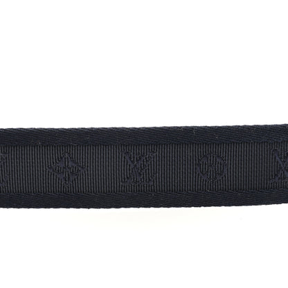 Louis Vuitton Canvas Monogram LV Cut Belt 90 36 Navy 3 of 4