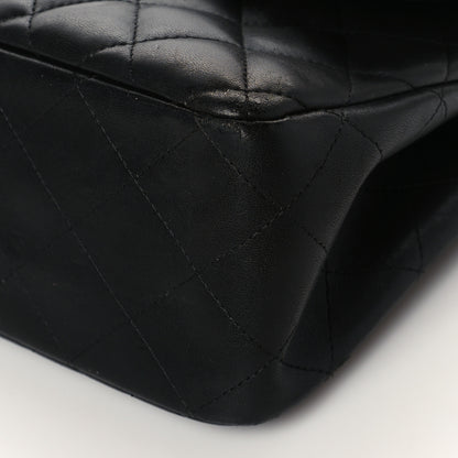 Chanel Lambskin Quilted Jumbo Double Flap Black 9 of 9