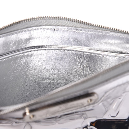 Louis Vuitton Monogram Mirior Trousse Cosmetic Pouch Silver 8 of 9