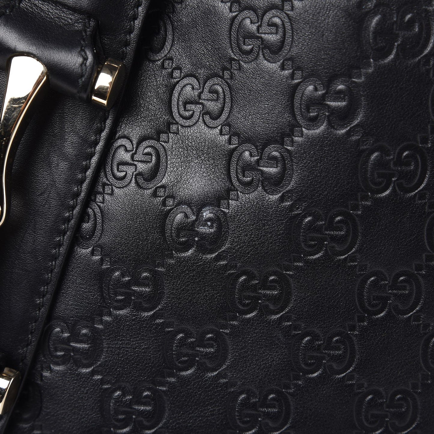 Guccissima Small Pelham Shoulder Bag Black