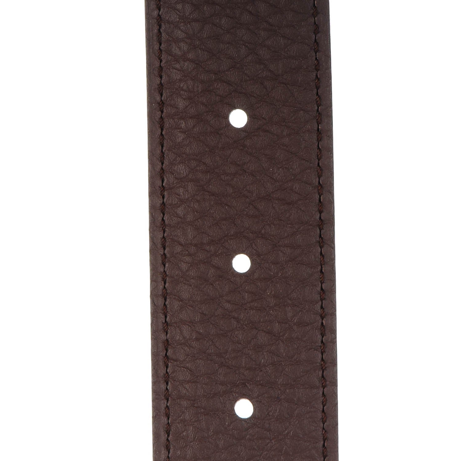 Hermes Box Togo 32mm H Belt 90 Black Chocolate 10 of 11