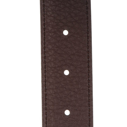 Hermes Box Togo 32mm H Belt 90 Black Chocolate 10 of 11