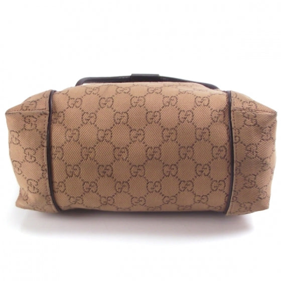 Monogram Hobo Handbag Beige