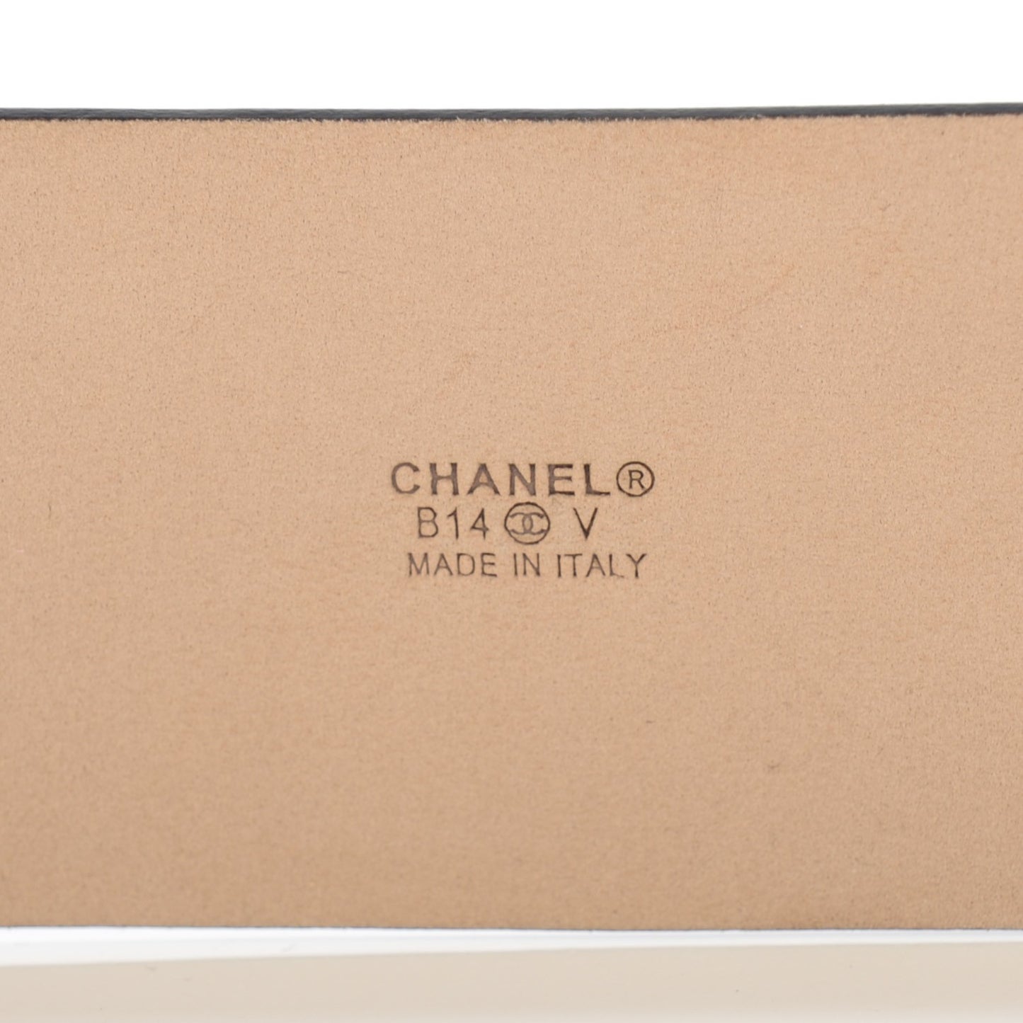 Calfskin CC Belt 75 30 Black