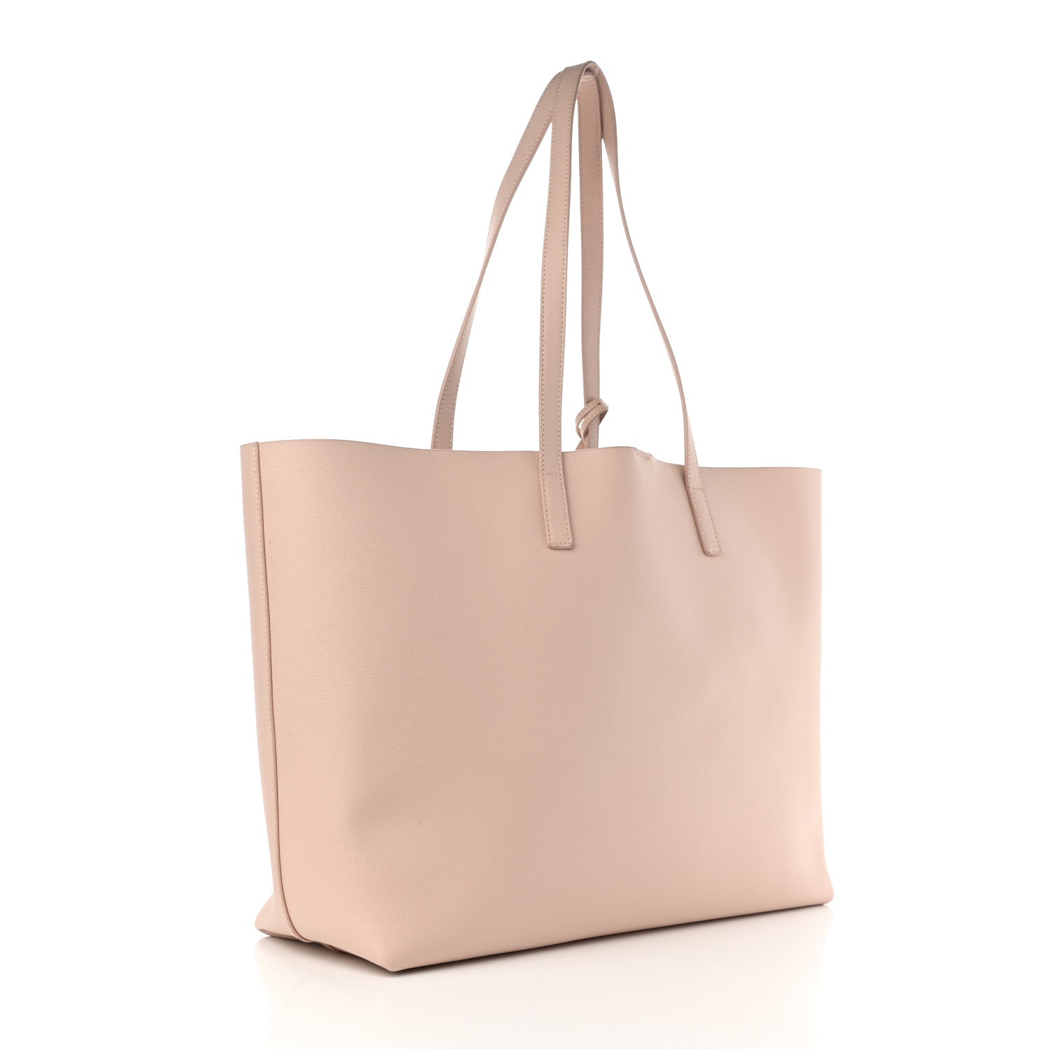 Saint Laurent Calfskin Large Shopping Tote Pale Blush 4 of 13