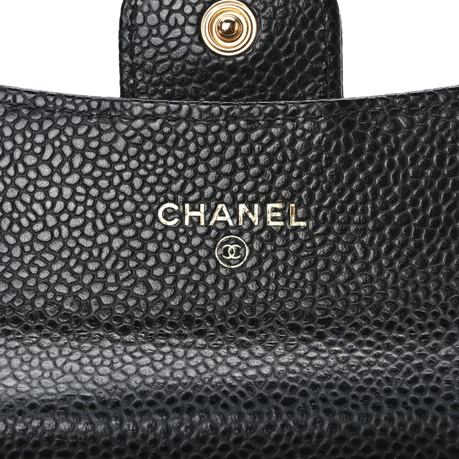 Chanel Caviar Quilted Flap Card Holder Wallet Black 6 of 8
