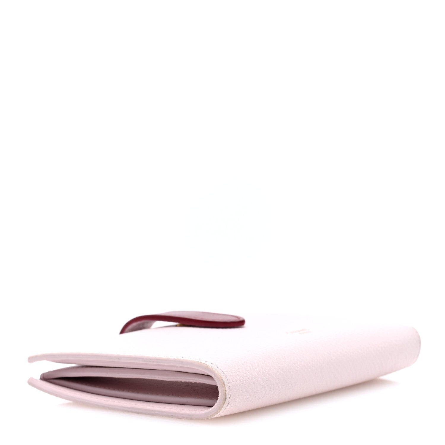 Celine Grained Calfskin Medium Multifunction Strap Wallet Peony Carmin 4 of 6