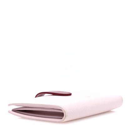 Celine Grained Calfskin Medium Multifunction Strap Wallet Peony Carmin 4 of 6