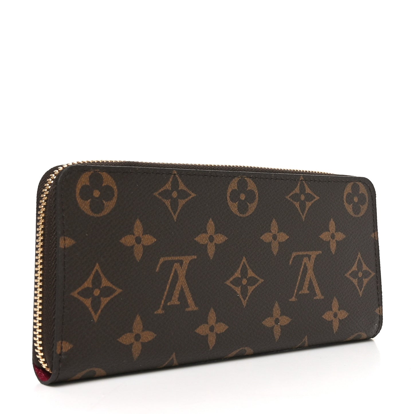 Monogram Clemence Wallet Fuchsia