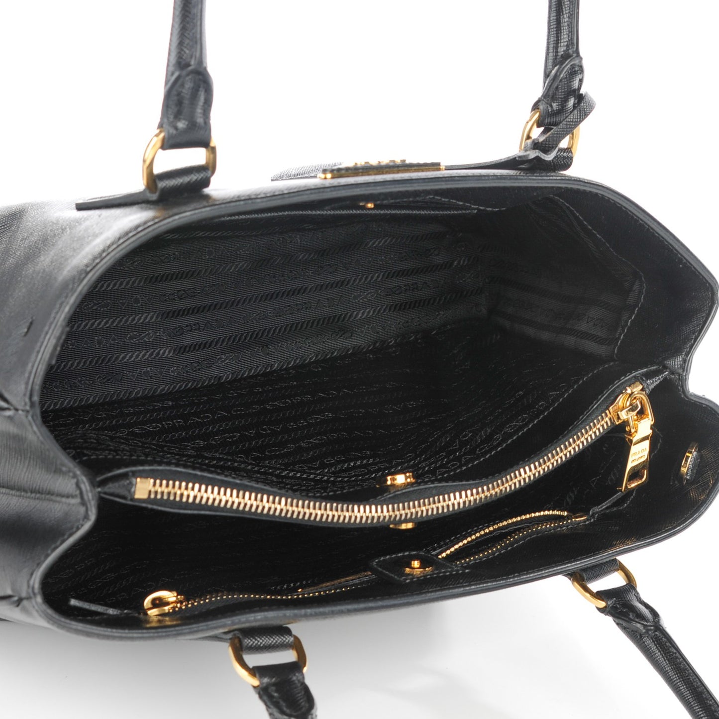 Saffiano Lux Small Tote Nero Black