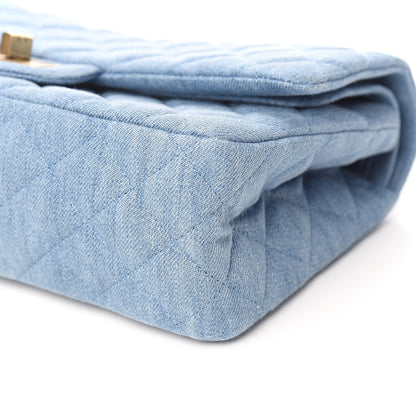 Chanel Denim Quilted 2.55 Reissue 225 Flap Blue 8 of 10