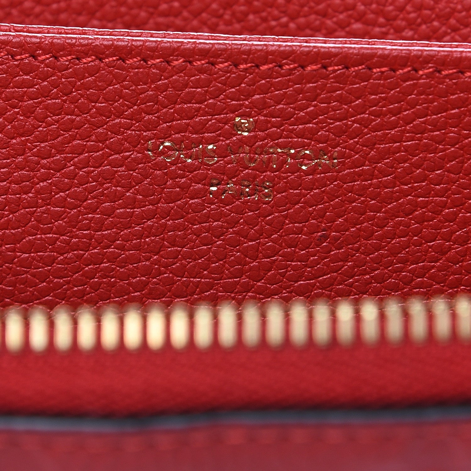 Louis Vuitton Empreinte Zippy Wallet Cherry 6 of 9